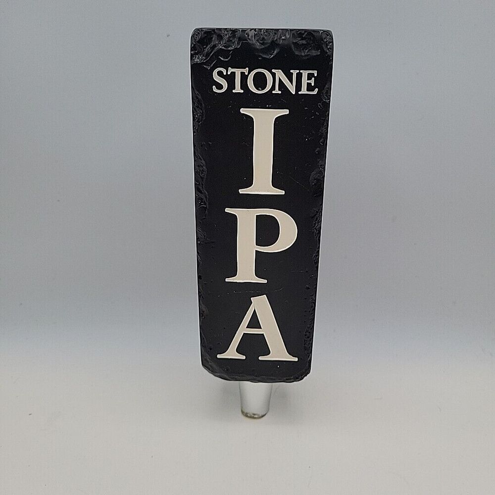 Stone Brewing IPA Beer Tap Handle Black 8"